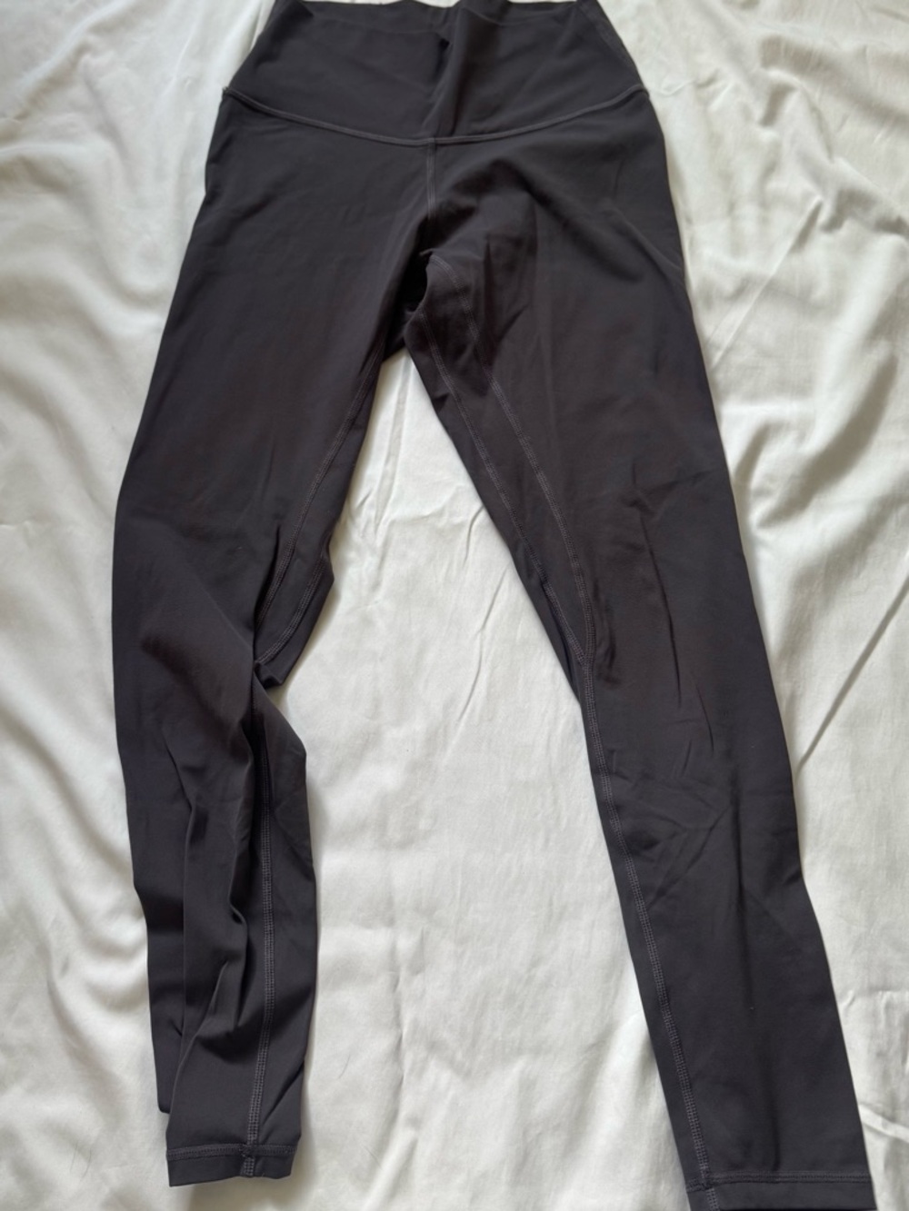 Grey High-Waist Athletic Leggings colorfulkoala